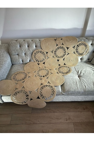 Jüt Kilim, Paspas, Mutfak Halısı, Banyo Paspası, Kilim, Halı, Oturma Odası Halısı, El Dikim Özel Kil Ella