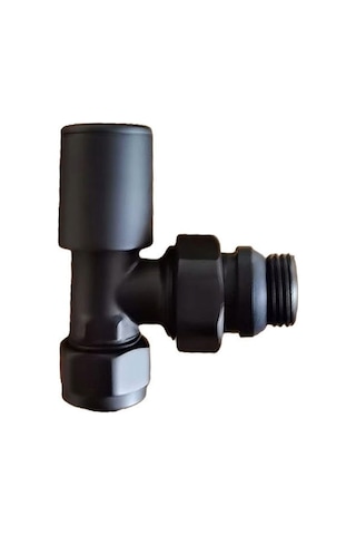 Fause Radyatör Havlupan Vanası Köşe Tip 1/2'' Siyah Kvn101-b