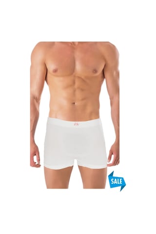 The Don Beyaz Renk Kırmızı Logo Seamless Boxer Beyaz