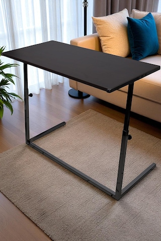 Yükseklik Ayarlı Geniş Koltuk Kenarı Zigon Laptop Sehpası