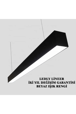 Lineer Sarkıt 200 Cm 72w Beyaz Isık Sıva Ustu Ve Sarkıt