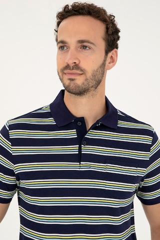 U.S. Polo Assn. Erkek Regular Fit Polo Yaka Lacivert Tişört 50288320-VR033