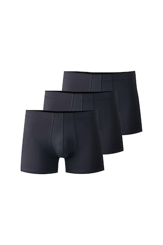 Josejuan 3'Lü Erkek Boxer Koton Likralı Yan Dikişsiz 1001-3'Lü Siyah