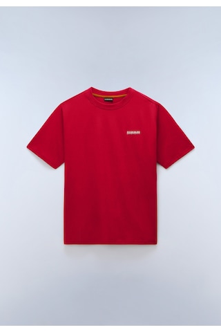 Napapijri S-small Box Ss Erkek T-shirt-31965 Kırmızı