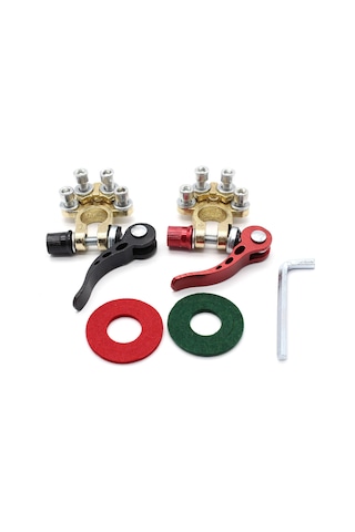 Symbee 2 Parça Hızlı Ayrılabilir Araç Akü Terminal Bağlantı Kelepçesi, Kolay Kurulum Ve Sağlam Bağlantı İçin