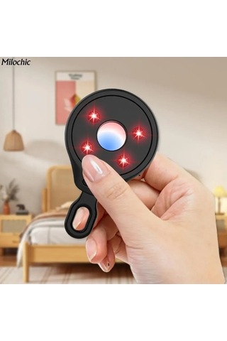 Fortunelane Otel Gizli Kameraları Tespit Eden Siyah Akıllı Dedektör - Kızılötesi Teknolojiyle Gizliliği Koru