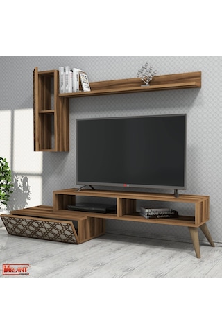 Variant Planet Tv Ünitesi - Krem / Ceviz