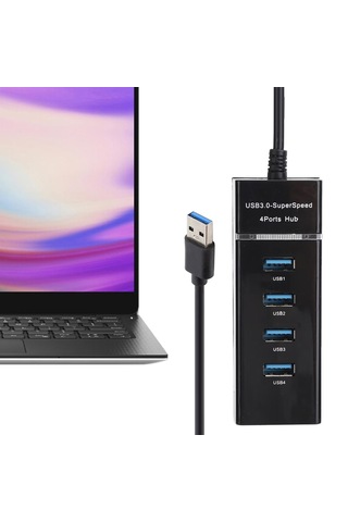 Onezero Zr248 4 Portlu Usb Hub Çoklayıcı 1x Usb 3.0 + 3x Usb 2.0 1.2 Metre Kablolu Masaüstü Dağıtıcı Adaptör