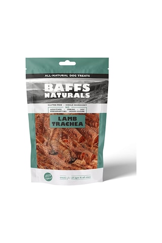 Baffs Naturals Kuzu Gırtlak Doğal Çiğnemelik Köpek Ödül Maması 100 G