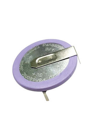 Panasonic ML2020 3 V 90 Derece Ayaklı Lityum Şarj Edilebilir Pil