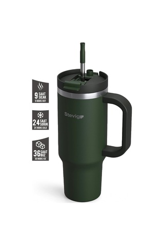 2 Moods Tuck-in Tumbler Sızdırmaz Çelik Termos 900 Ml Green St-237 Çok Renkli
