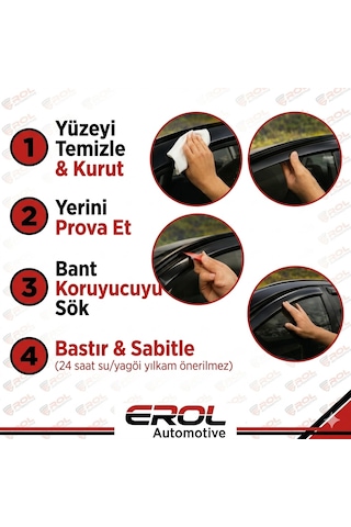 Bmw 3 Serisi F30 2012-2018 4'lü Sedan Cam Rüzgarlığı Siyah