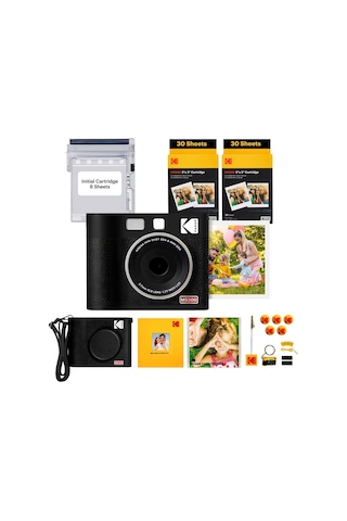Kodak Mini Shot 3 Era Siyah 3x3 + 60 Yaprak + Aksesuar Kiti