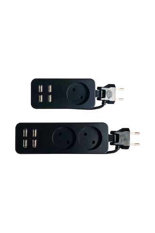 Joyjadehub Avrupa Alman Rus Kore Çok Portlu Usb Şarj Soketi