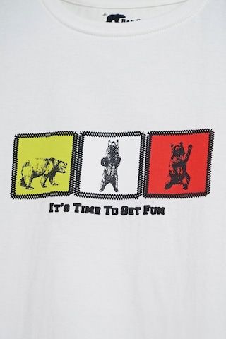 Bad Bear Entree Beyaz Baskılı Çocuk Tişört Beyaz