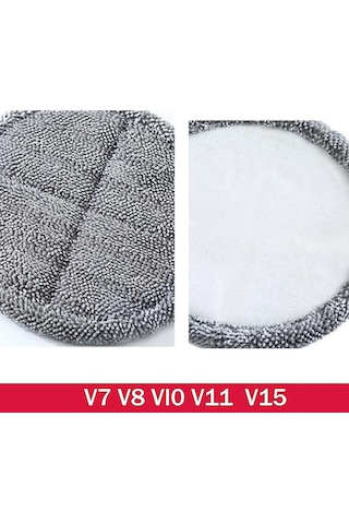 Yifomall 12 Adet V7 V8 V10 V11 V15 İçin Süper Faser Mop Bezi - Çok Amaçlı, Yüksek Emici, Yeniden Kullanılabilir, Leke Temizleyici