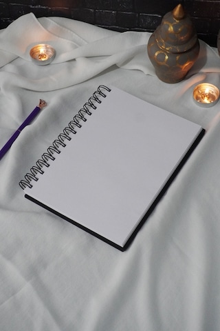 Mustafa Kemal Atatürk Siyah Ahşap Kapaklı Defter - Günlük - Çizgisiz Defter - A5 Notebook
