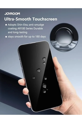 Joyroom Apple iPhone Uyumlu 17 Privacy Cam Ekran Koruyucu
