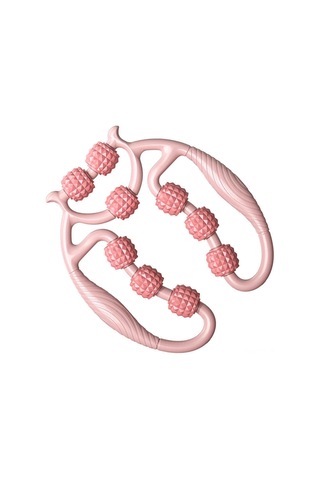 Dianziye Mor Dairesel Bacak Masaj Cihazı - 9 Tekerlekli 360 Kas Gerginliği Giderici, Fitness Sonrası Rahatlatıcı, Kolay Taşınabilir Abs Malzeme Çok Renkli