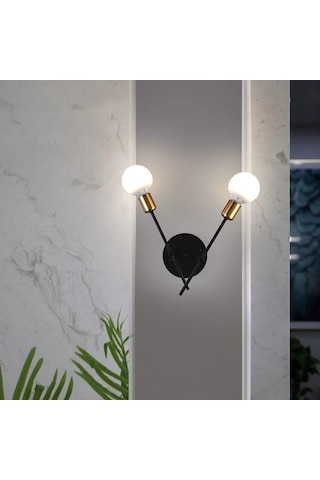 Simaavize Modern Çapraz Aplik Siyah