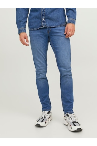 Jack & Jones Jack&jones Slim Fit Dar Paça Mavi Erkek Kot Pantolon 12243592 001