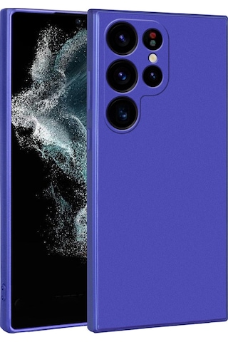 Samsung Galaxy Uyumlu S23 Ultra Kılıf Zore Esnek Mat Premier Silikon Kapak
