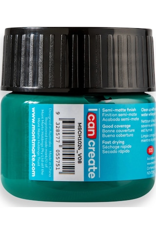 Akrilik Renkli Boya Signature 100ml - Phthalo Green Çok Renkli