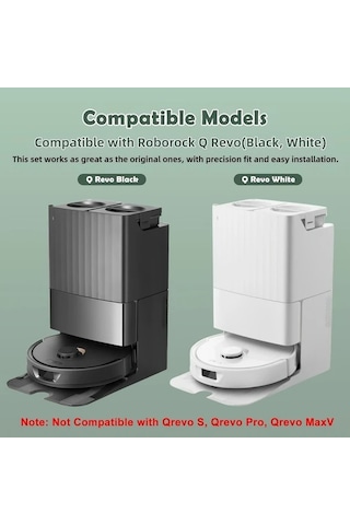 Motion003 Roborock 32 Adet Q Revo P10 Robot Süpürge Aksesuar Seti 2 Ana Fırça 4 Hepa Filtre