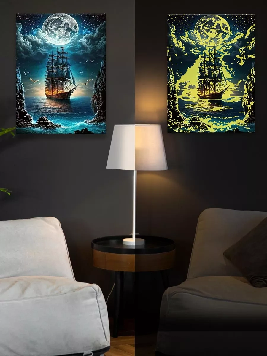 Fluid Sayılar İçin Resim, 40x50 Cm Tuval Üzerinde Sayılarla Boyama, 40x50 Cm 172366446