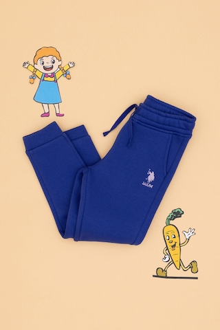 U.S. Polo Assn. Kız Çocuk Mor Şardonlu Jogger Eşofman Altı 50316914-VR038