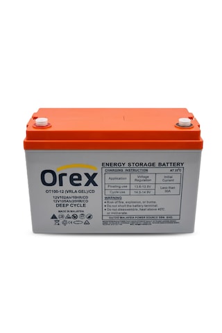 Outdo Orex 12v 105ah 20hr Vrla Deep Cycle Jel Akü Huawei Üretimi