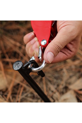 Geeroyoo Alüminyum Nylon Tente Sabitleyici, Hızlı Rope Uzunluğu Ayarlayıcı, Dış Mekan Kayar Teker, 4mm Yeşil S Boy Yeşil