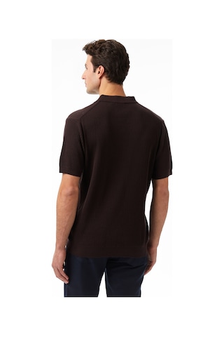 Nautica Erkek Kahverengi Regular Fit Kısa Kollu Triko Düz S55110t Kahverengi