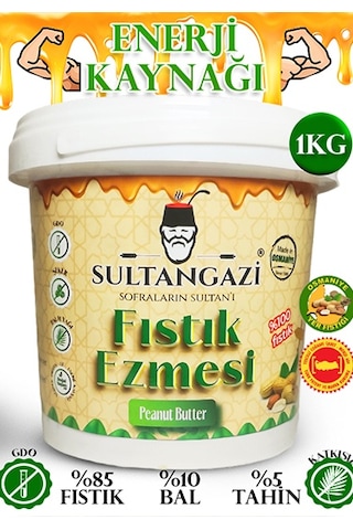 Sultangazi Fıstık Ezmesi Ballı 1 KG