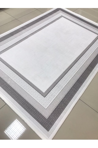 Merinos Halı Vista 76588 095 Serisi Triko Akrilik Salon Oturma Yatak Odası Halısı Gri