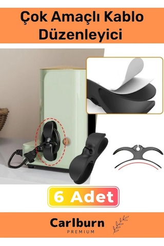 Özel Üretim Bilgisayar Notebook Şarj Kablosu Mutfak Çok Amaçlı Kablo Sarma Düzenleyici 6 Adet