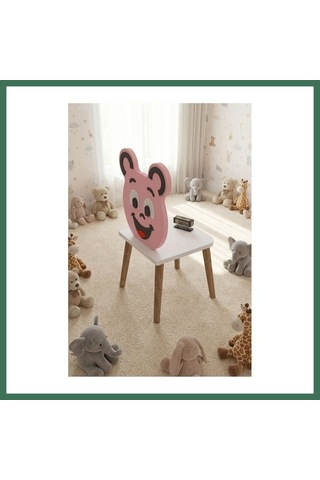 En-cag Happy Face Çocuk Sandalyesi Pembe Bss