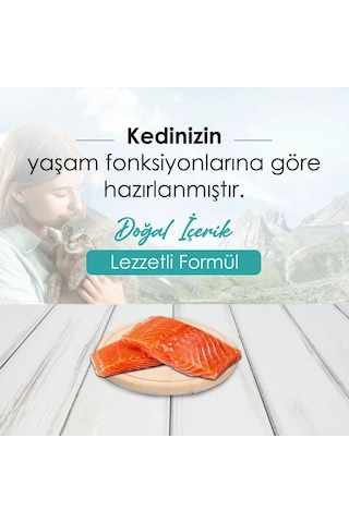 Bonnie Somonlu Yetişkin Kedi Maması 3 x 1500 G