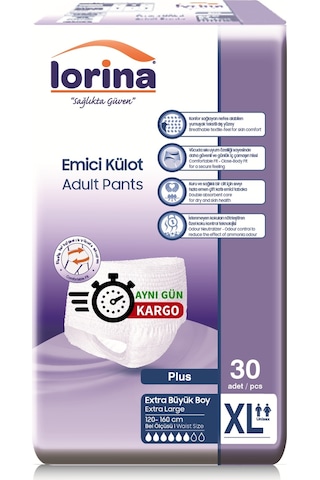 Lorina Emici Külot XL 30'Lu