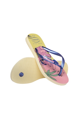 Havaianas Kıds Slım Dısney Stıtch Kız Çocuk Parmak Arası Terlik 4150250 4150250 9256 Krema