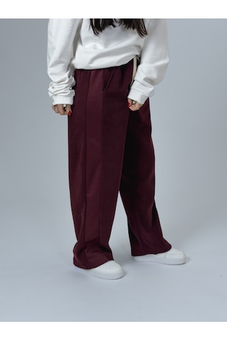 Cocopelli Oversize Bordo Kadın Baggy Eşofman Coc2531
