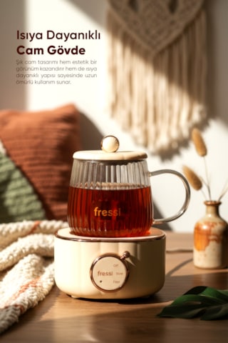 Fressi FR-KT02 Elektrikli Çok Fonksiyonlu Su Isıtıcısı Kettle