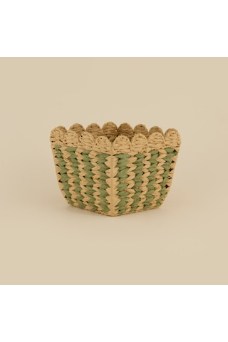 Karaca Home Knit Dekoratif Sepet Organizer 30x30x25 Cm Kahverengi