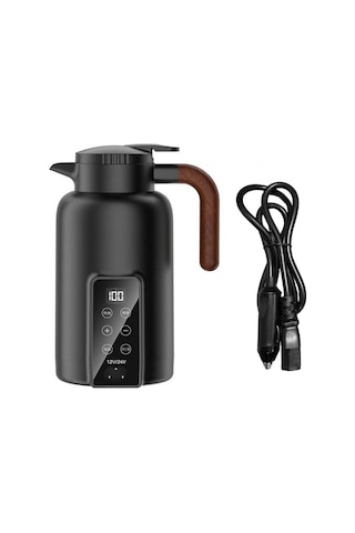 Springsun Elektrikli Paslanmaz Çelik İç Astarlı Araba Su Isıtıcısı Yalıtımlı Kupa