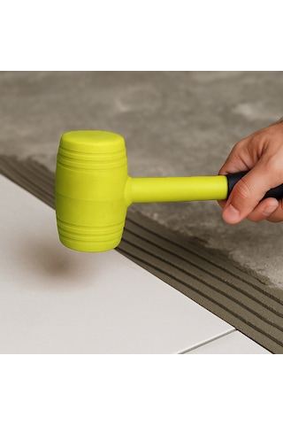 Beylini 50lik Kauçuk Tokmak Fayansçı Tokmağı Tadilat Sarı Renk