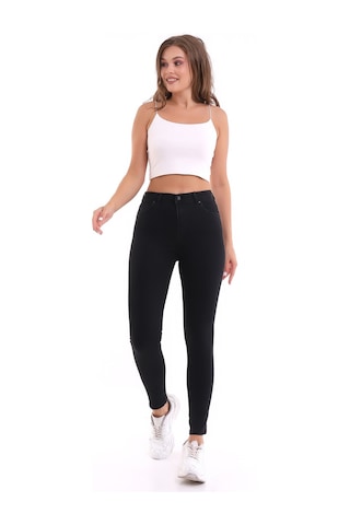 Winmoda34 Siyah Kot Pantolon Likralı Jeans siyah