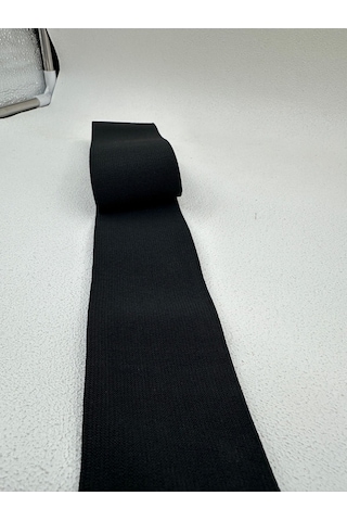 Paşateks 5.5 Cm Dokuma Lastik-5 Metre-siyah