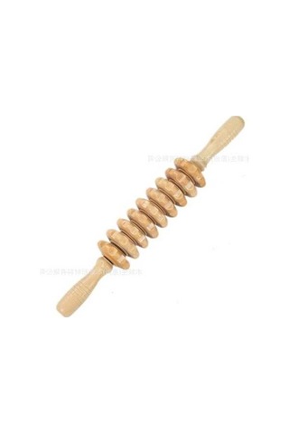 Novahub Ahşap Masaj Çubuğu: 9 Eksenli Tüm Vücut Masajı, Evde Rahatlama Çok Renkli