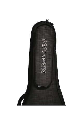 Madison Mcgb4-bkgr Klasik Gitar Kılıfı Profesyonel - Yüksek Koruma 15mm Kalınlığında Darbe Emici İç Dolgu, Su Geçirmez Kumaş, Ergonomik Destekli Sırt Askıları Uyum: 4/4 Standart Klasik Gitar