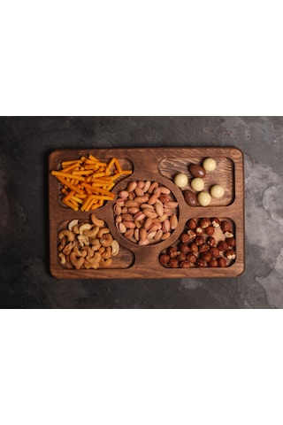 Sammwood 5 Bölmeli Çerezlik&şekerlik